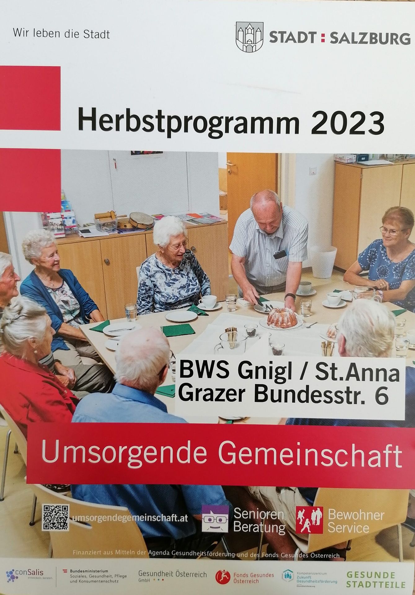 Umsorgende Gemeinschaft Gnigl – Gedächtnistraining