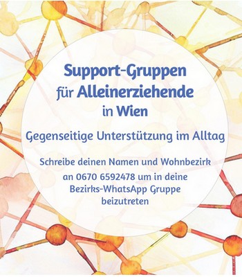 Support-Gruppen für Alleinerziehende