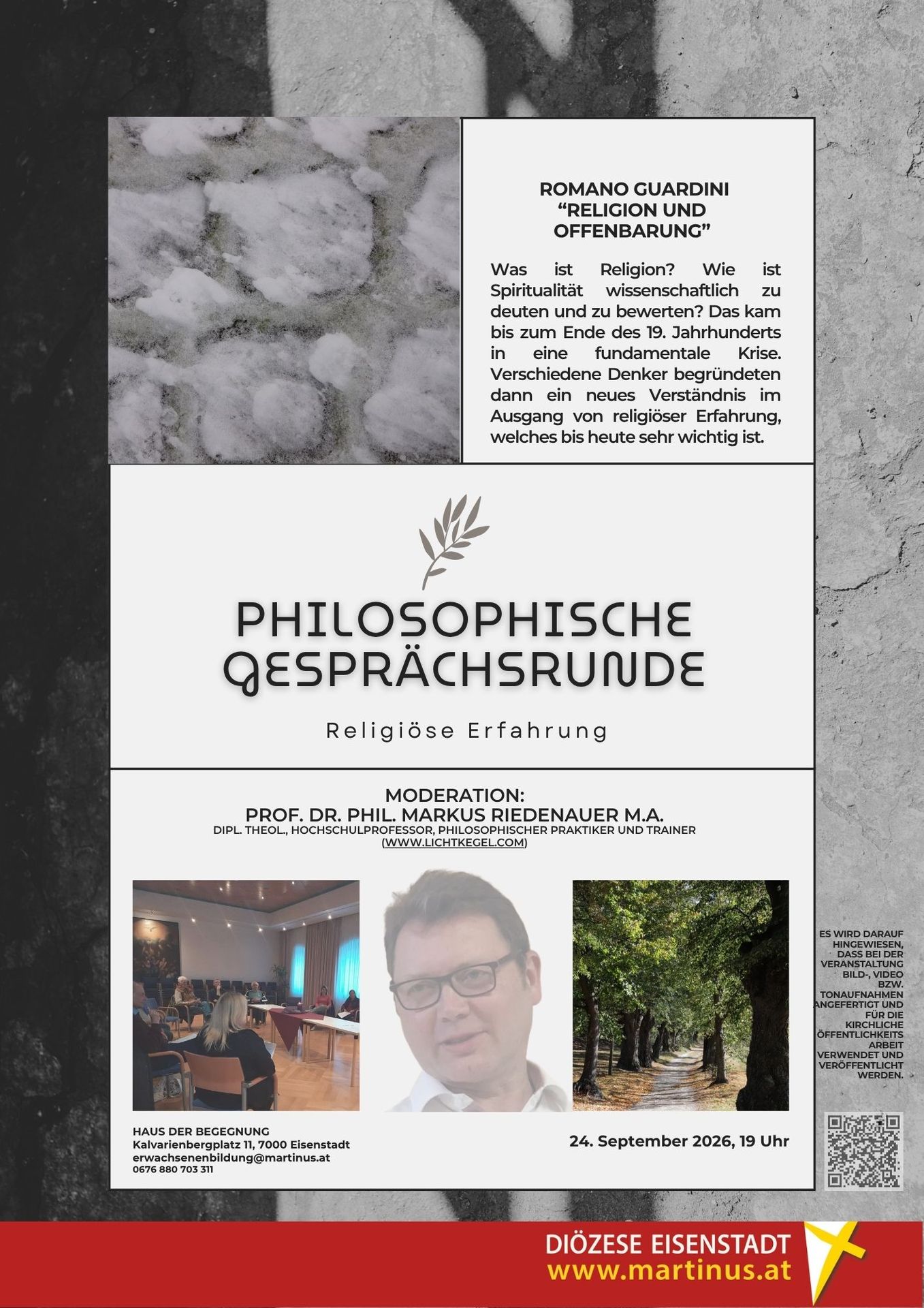 Philosophische Gesprächsrunde - Religiöse Erfahrung