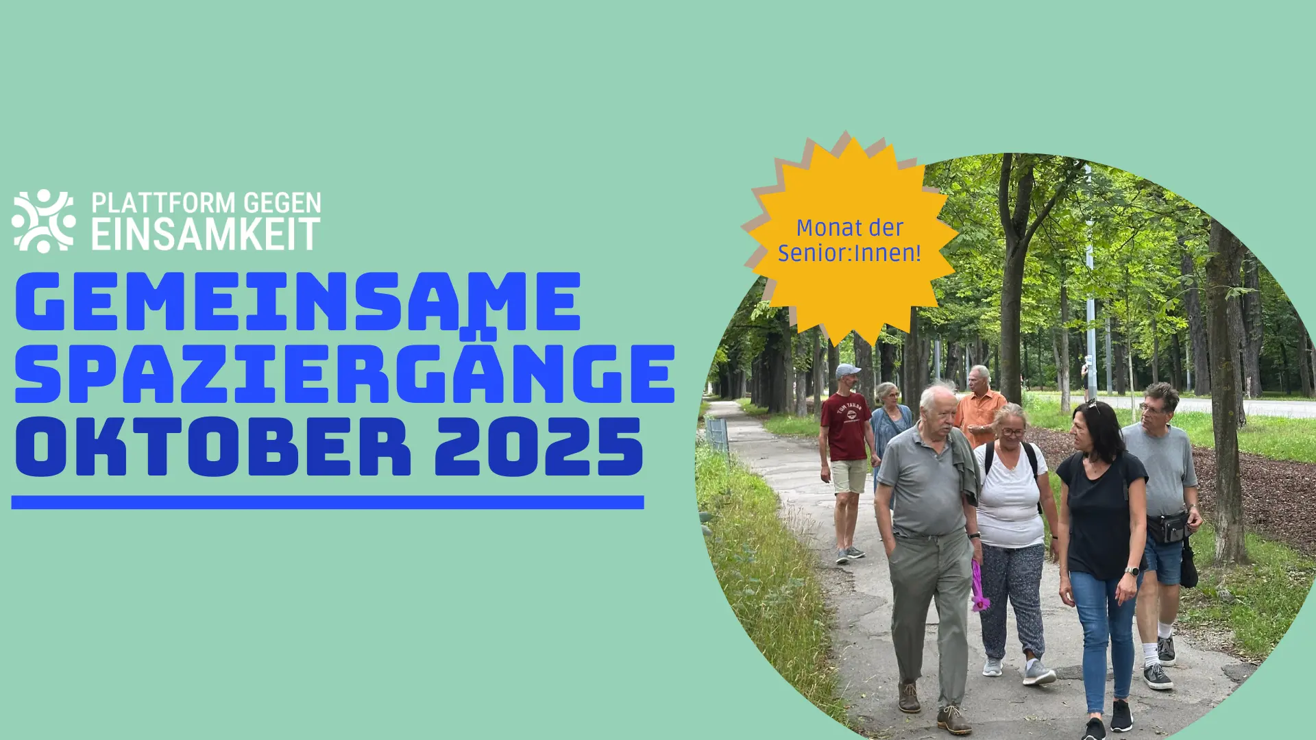 Gemeinsame Spaziergänge im Oktober (Monat der Senior:innen2025)