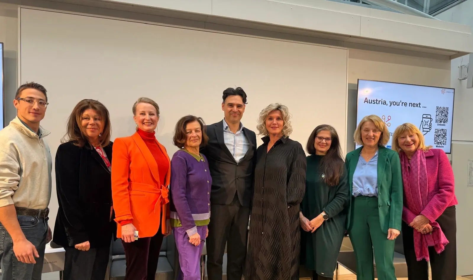 Die Plattform gegen Einsamkeit gemeinsam mit BM Korinna Schumann im Haus der EU